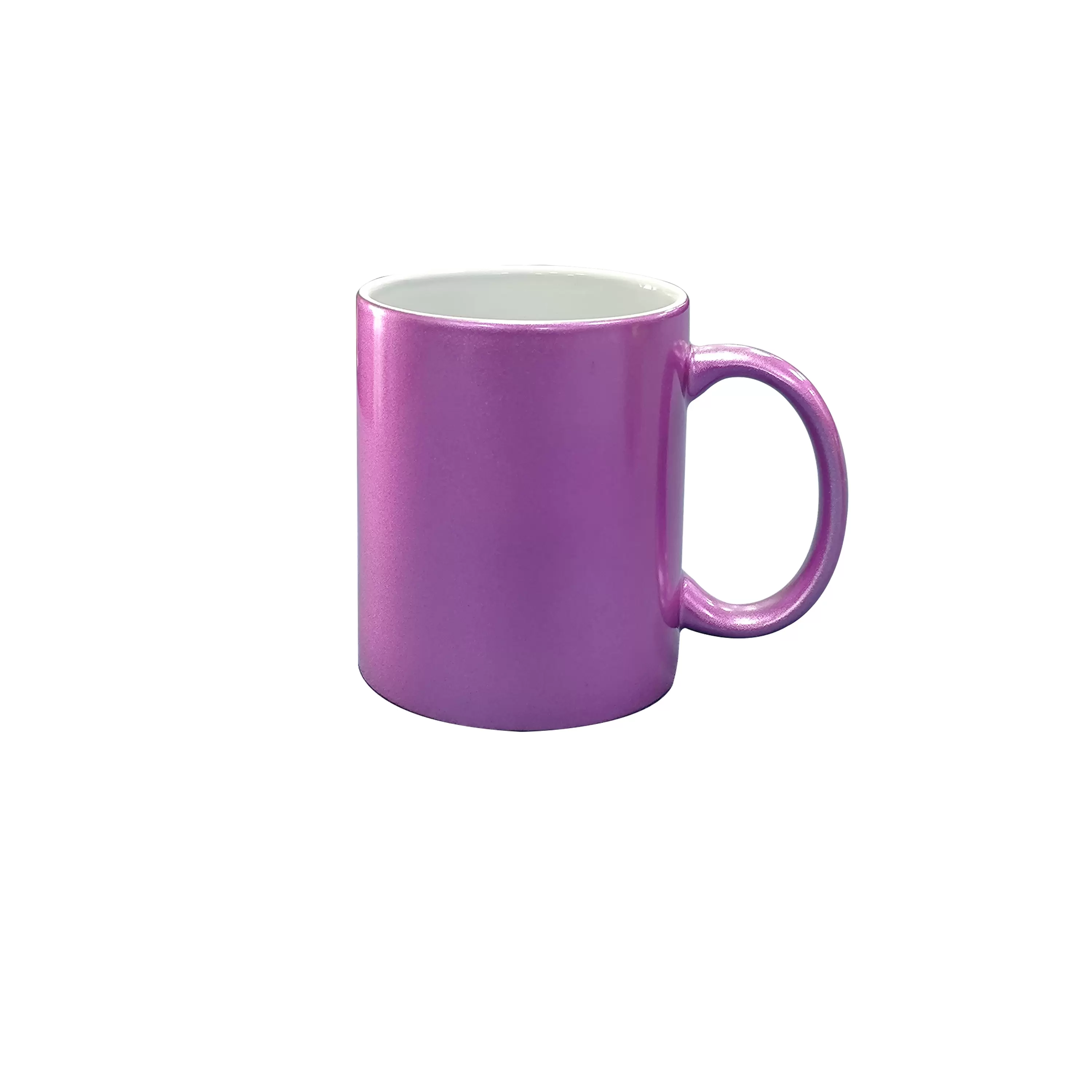 11oz pearl finish sublimation mug,light blue