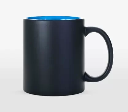 11oz metallic mug,dark green