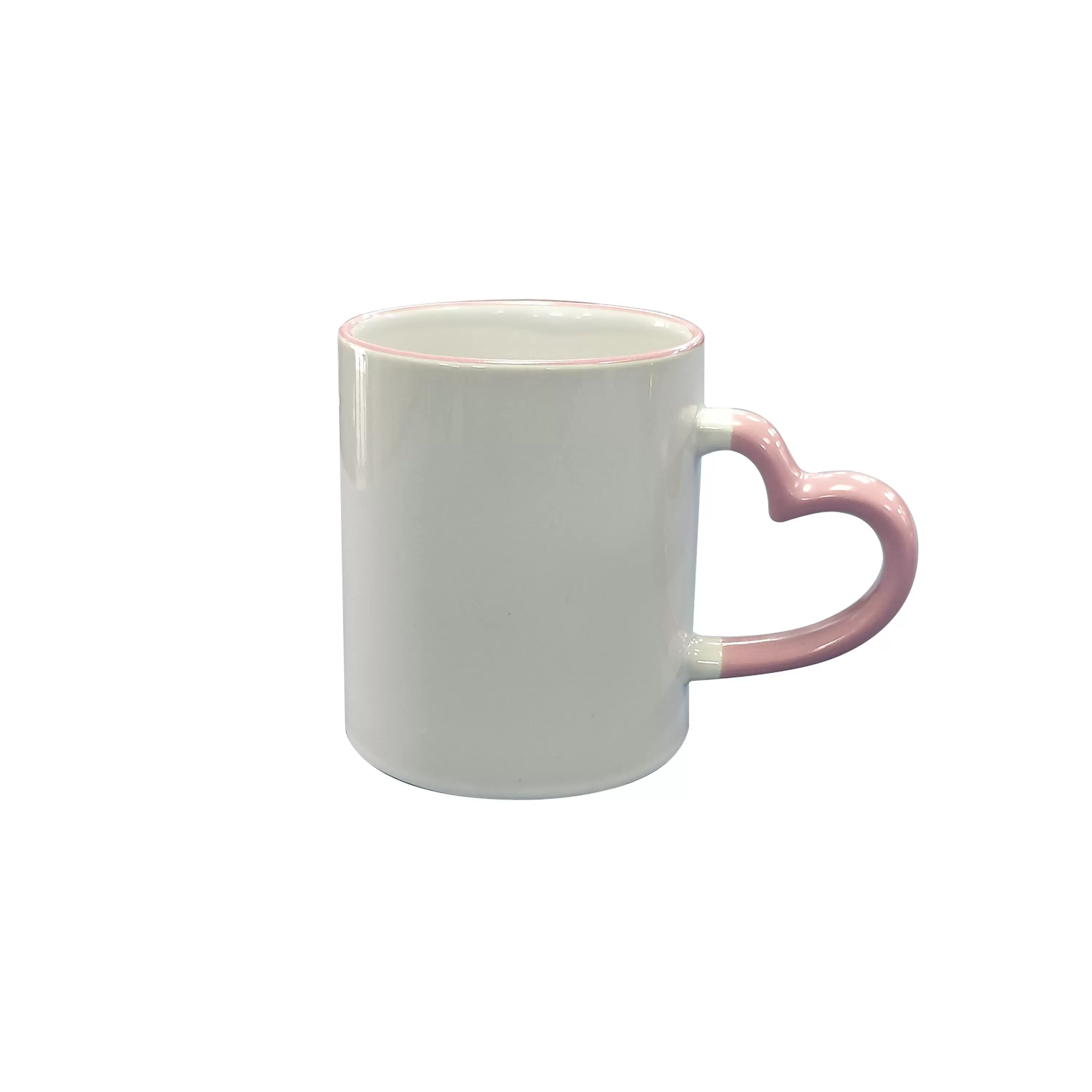 11oz red Boston mug,outside matte white painted 