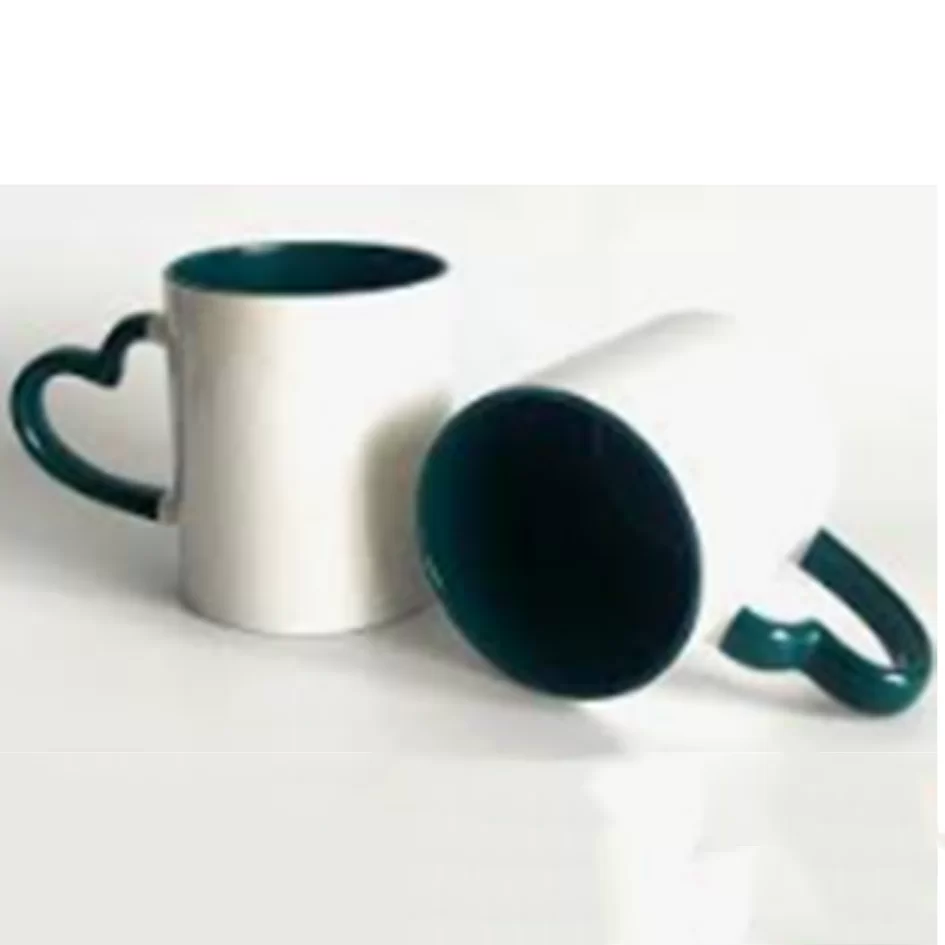 12oz U shape sublimation spoon mug,white
