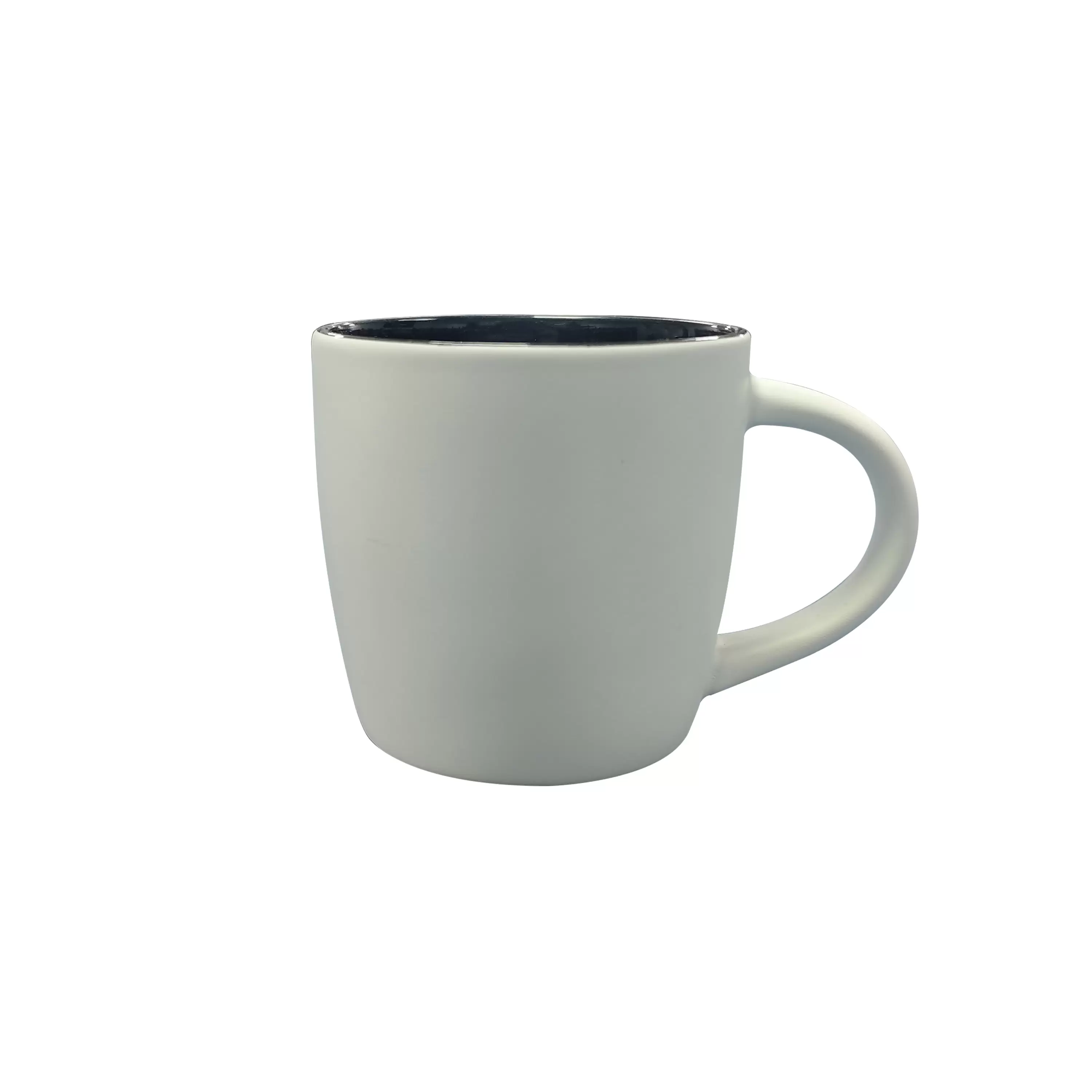 11oz pink Boston mug,outside matte black painted