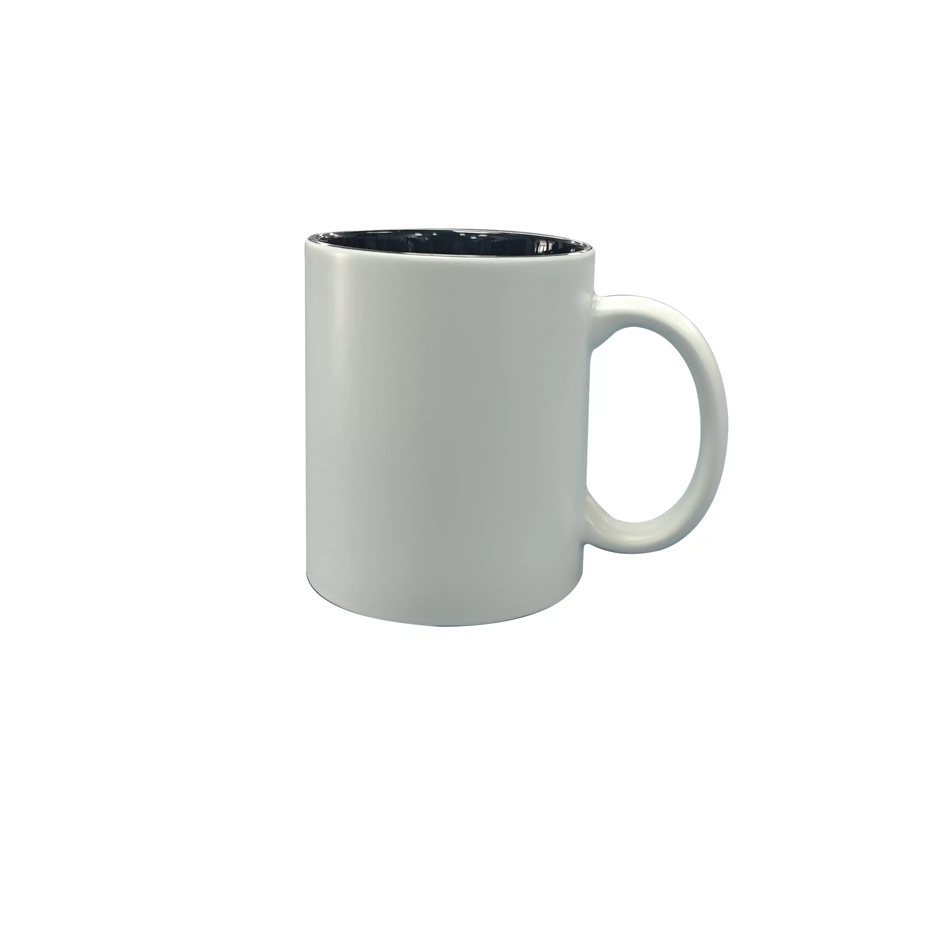 11oz orange Boston mug,outside matte white painted