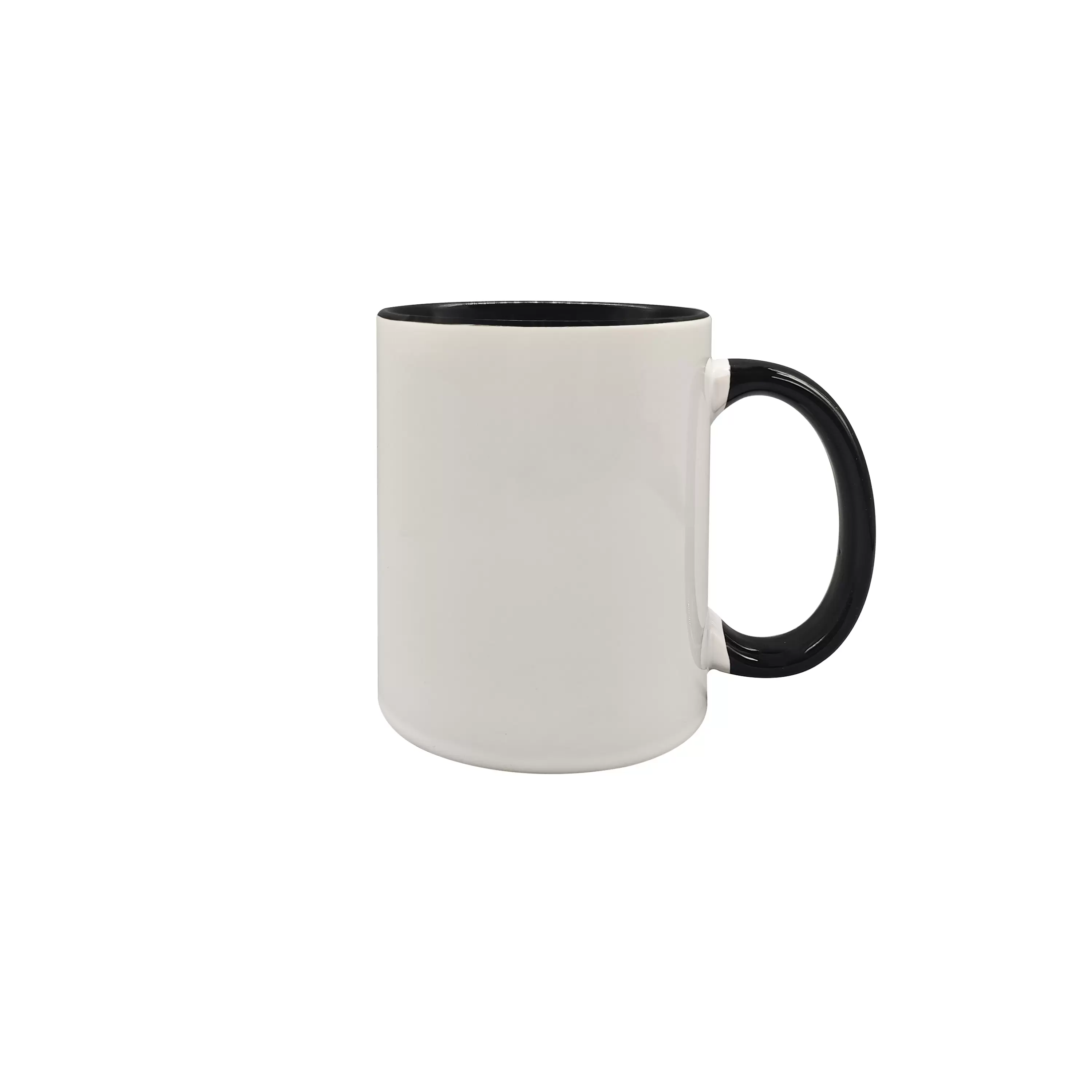 11oz sublimation mug,red in and red handle