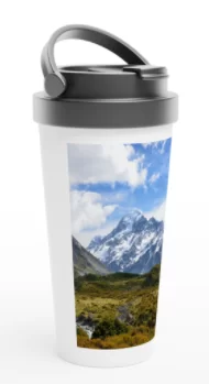 20oz insulated stainless steel flask,white