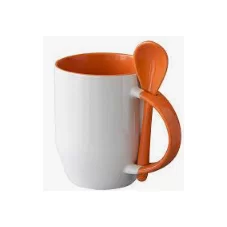  11oz light green(Pantone367c originally 561c) in/white out spoon mug,sublimation