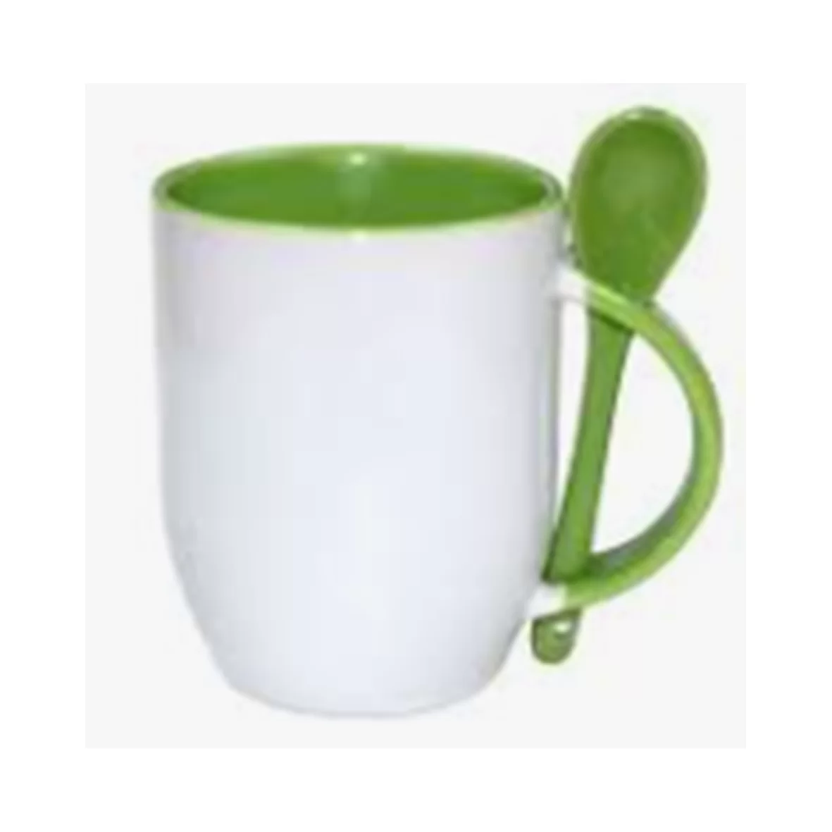 12oz U shape sublimation spoon mug,orange(Pantone1505c)