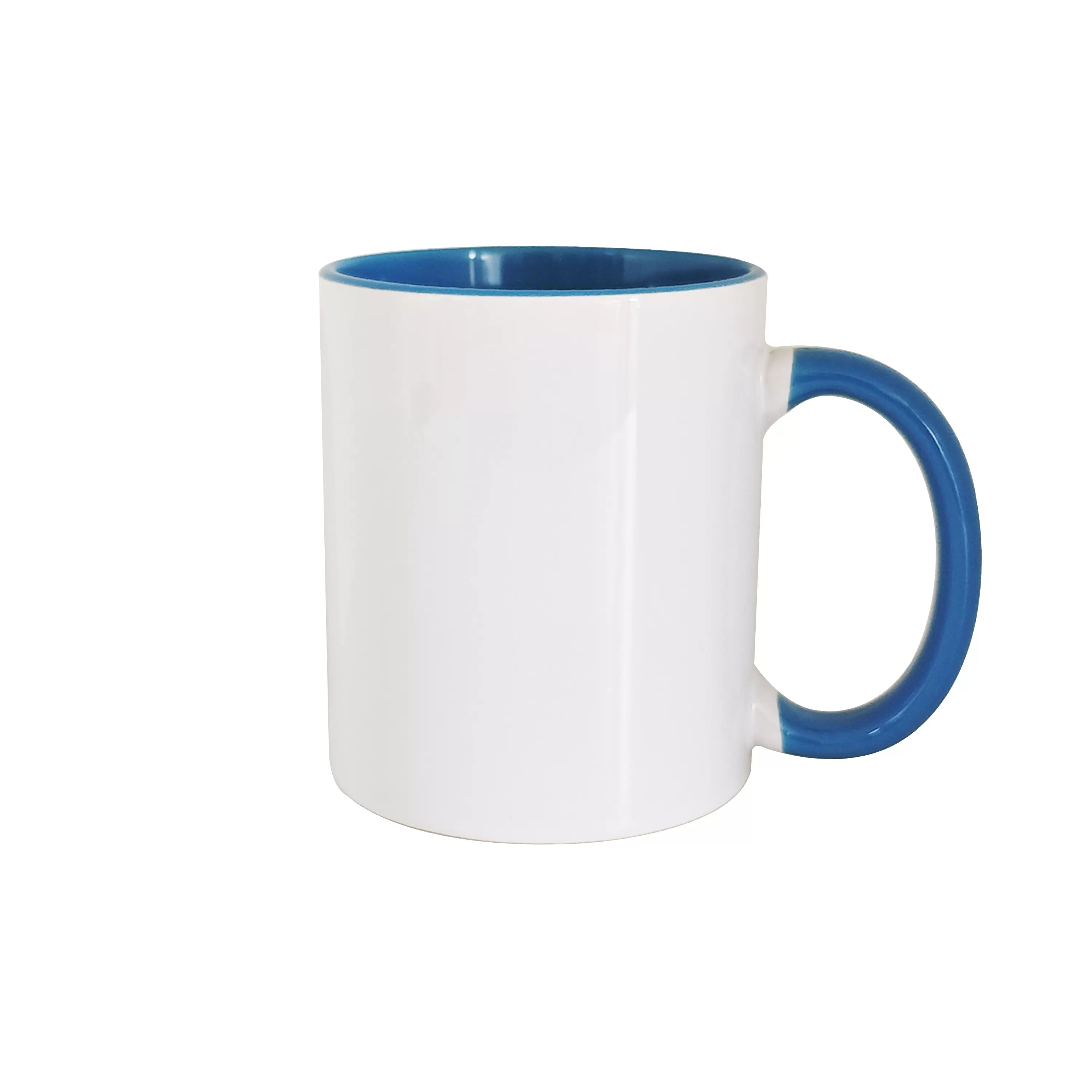 11oz sublimation mug,red in and red handle