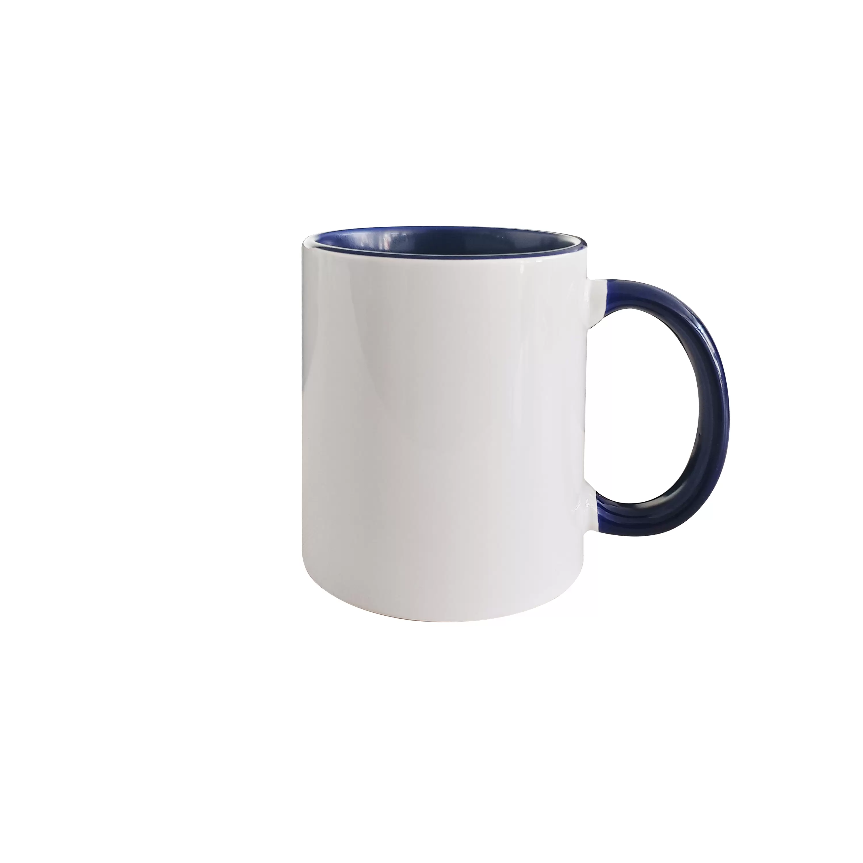 11oz sublimation mug,orange in and orange handle