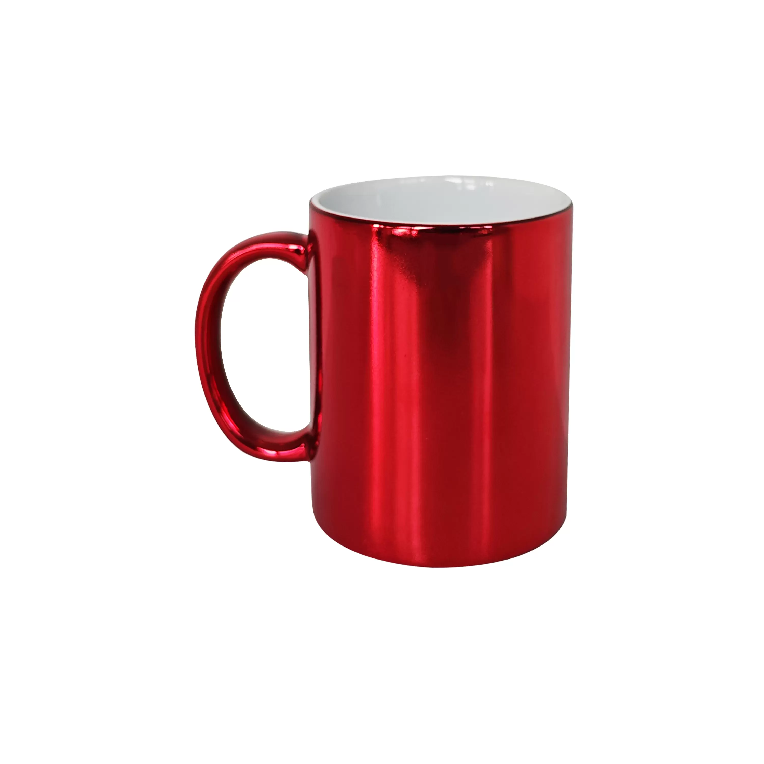 11oz light green mug,outside matte white painted